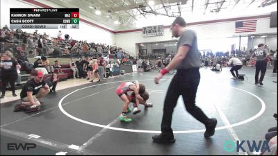 49 lbs Consolation - Kannon Swaim, MAC Wrestling Club vs Cash Scott, Cowboy Wrestling Club