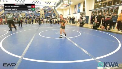 64 lbs Semifinal - Wyatt McCaskey, Warhorse Wrestling Club vs Bryker Smith, Anno Youth Wrestling