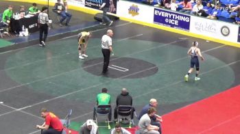 110 lbs Quarterfinal - Owen Brown, Kiski Area vs Brennen Veverka, Chestnut Ridge