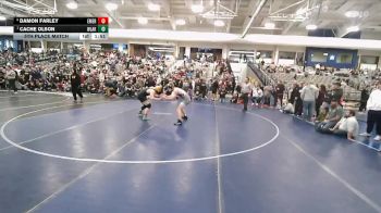 157 lbs 5th Place Match - Cache Olson, Westlake vs Damon Farley, Emery