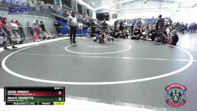 60 lbs Semis (4 Team) - Jesse Wright, East Kansas Eagles Red vs Reace Negrette, Kansas Mayhem