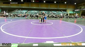 54 lbs Consi Of 8 #1 - Lennox Caro, Team Aggression vs Kalixta Murillo, Sanderson Wrestling Academy