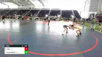 130 lbs Semifinal - Ryan Kee, Window Rock Bison vs Troy Kinlicheenie, Lobos