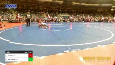 92 lbs Round Of 16 - Joely Hunt, Vian Wrestling Club vs Rhilynn Tolzman, Summit Wrestling Academy