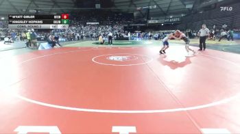 Boys 1B/2B 126 Cons. Round 2 - Wyatt Gibler, Lind-Ritzville vs Kingsley Hopkins, Colfax