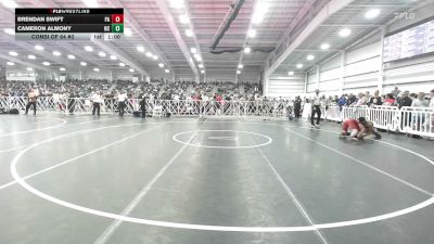 132 lbs Consi Of 8 #2 - Aiden White, NC vs Coreu Powe, AL