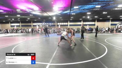 144 kg Round Of 16 - Toby Lucas, Silverback WC vs Kanye Simion, Atc