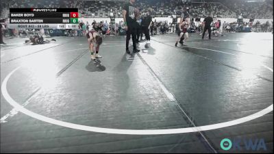 58 lbs Consi Of 8 #1 - Baker Boyd, Rough Riders vs Braxton Sarten, Rough Riders