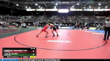 4A 145 lbs Quarterfinal - Carlos Valdez, Bishop Kelly vs Christian Troumbley-Karkoski, Sandpoint