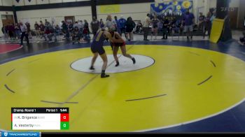 130lbs Champ. Round 1 - Kristine Brigance, Battle Ground (Girls) vs Aila Vesterby, Puyallup (Girls)