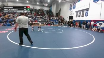 100 lbs Cons. Round 2 - Daisy Butterfield, Buffalo vs Maci Grimm, Central