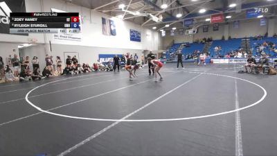 103 lbs 3rd Place Match - Ryleigh Sturgill, Unattached vs Zoey Haney, Indiana Tech