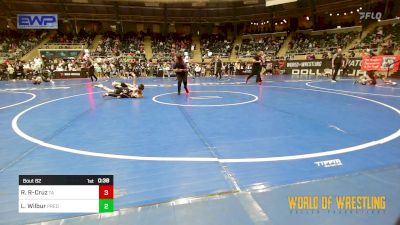 76 lbs Quarterfinal - Roan Rickel-Cruz, Team Aggression vs Landon Wilbur, Predator Wrestling