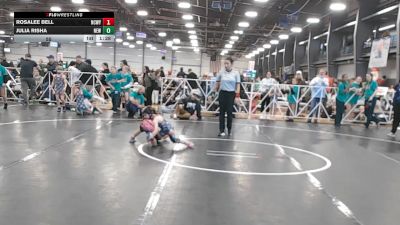 55 lbs Round 5 (4pm Saturday) - Julia Risha, NEWHALE vs Rosalee Bell, NCWAY National Team