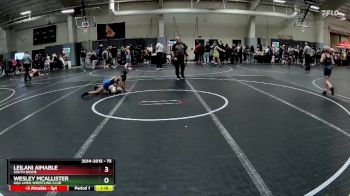 75 lbs 5th Place Match - Wesley McAllister, UQA Lions Wrestling Club vs Leilani Aimable, South Bowie