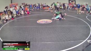 38 lbs Semifinal - Gabriel Sharp, Reverence Wrestling Club vs Christian Chapman, Jet Wrestling Club