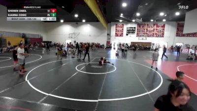 125-130 lbs Round 3 - Ilianna Cosic, Peterson Grapplers vs Shenen ONeil, Team Thunder