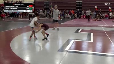 PW-10 lbs Cons. Round 1 - Kyler Crosser, LMWC vs Charlie Griffith, Indee Mat Club