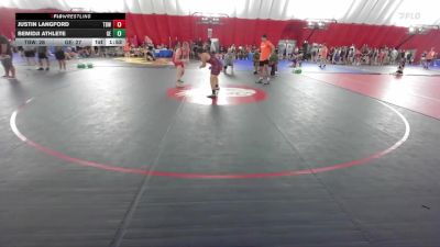 190 lbs Round 1 (8 Team) - Justin Langford, Thunderbirds WC vs Bemidji Athlete, Geneseo