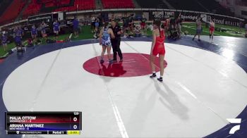 120 lbs Round 2 (16 Team) - Malia Ottow, Washington 1 vs Ariana Martinez, New Mexico