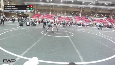 190 lbs 1st Place Match - Rayuell Porter, Team Of Hard Knox vs Ryan Brown, Salina