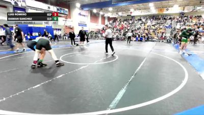 215 lbs Cons. Round 2 - Luis Romero, Hesperia vs Damian Sanchez, Cleveland