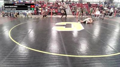 142-143 lbs Round 5 - Vincent Lupo, Highlands Ranch vs Beau Martinez, Torrington