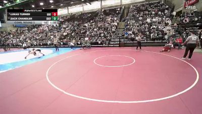 4A 190 lbs Cons. Round 3 - Lukas Turner, Uintah vs Zack Chandler, Snow Canyon