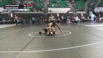 6A 165 lbs Cons. Semi - Lukas Beauregard, Hartselle vs Christian Draper, Oxford