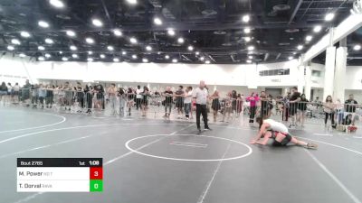 130 lbs Quarterfinal - Makayla Power, No Team vs Taylor Dorval, Ravage WC