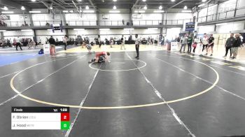 118A lbs Final - Finnegan Obrien, Locust Valley vs Jared Hood, Metrowest United