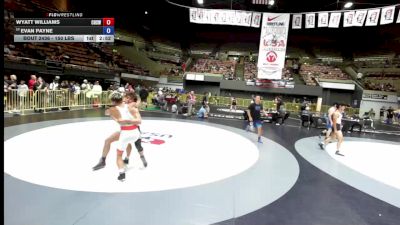 150 lbs Cons. Round 3 - Wyatt Williams, Chico High School Wrestling vs Evan Payne