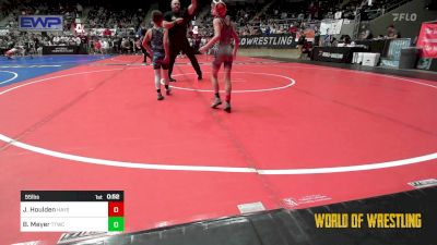 55 lbs Consi Of 4 - Jett Houlden, Haysville Wrestling Club vs Brodee Meyer, Team Tulsa Wrestling Club