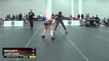 170 lbs Placement Matches (16 Team) - Chamira Cooper, University Of The Cumberlands vs Grace Doering, Indiana Tech