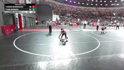 72 lbs Cons. Round 5 - Liam Barbara, BGC vs Cason McDonough, Prescott