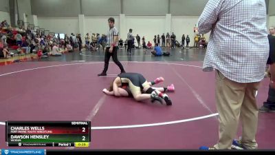 130 lbs Semifinal - Dawson Hensley, Vicious vs Charles Wells, Fort Payne Youth Wrestling