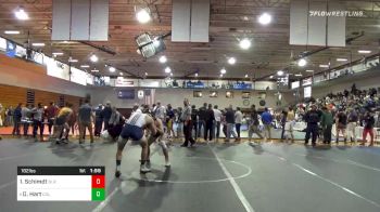 182 lbs Quarterfinal - Ike Schimdt, Blair Academy vs Donnie Hart, Collingswood