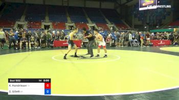 94 lbs Cons Semis - Kenneth Hendriksen, Texas vs Dj Gillett, Oregon