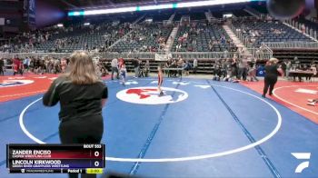 49 lbs 1st Place Match - Zander Enciso, Casper Wrestling Club vs Lincoln Kirkwood, Green River Grapplers Wrestling