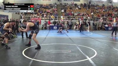 217 lbs Quarterfinal - Blake Welker, West Geauga vs Presley Stewart, Eaton