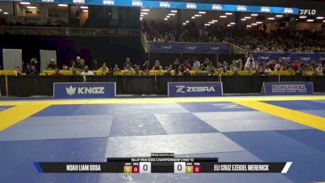 Noah Liam Sosa vs Eli Cruz Ezekiel Merenick 2026 Pan Kids Jiu-Jitsu IBJJF Championship