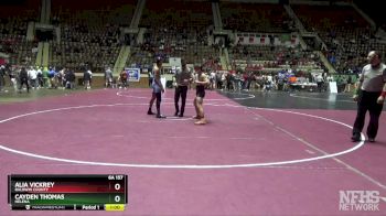 6A 157 lbs Cons. Round 4 - Cayden Thomas, Helena vs Alia Vickrey, Baldwin County