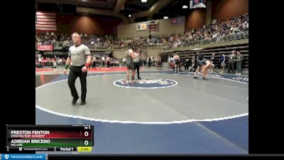 2A 150 lbs Champ. Round 1 - Adreian Briceno, Millard vs Preston Fenton, Utah Military Academy