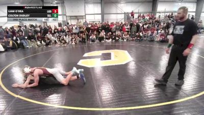 126 lbs 3rd Place Match - Liam O`dea, Laramie vs Colton Dudley, Valley