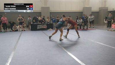140 lbs Quarters - Alina Tovar, Mountain Lion Wrestling Club vs Emily Warren, Seaside Wrestling Club