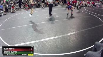 75 lbs Round 3 (6 Team) - Brooks Blevins, Kansas Anaconda vs Elias Wentz, North Dakota 1
