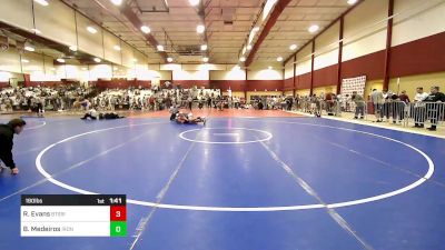 190 lbs Quarterfinal - Rory Evans, Beat The Streets Rhode Island vs Brandon Medeiros, Iron Faith Wrestling