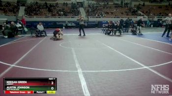 D1-132 lbs Champ. Round 1 - Austin Johnson, Red Mountain vs Keegan Green, Liberty