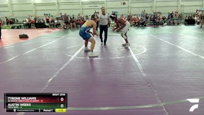 144-150 lbs Round 3 - Tyrone Williams, Glasgow Wrestling Academy vs Austin Weeks, Tech Boys