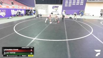 220 lbs Cons. Round 5 - Leonardo Tovar, IL vs Elijah Mathis, KS